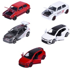 MAJORETTE SET 5 MASINUTE METALICE VOLKSWAGEN GOLF GTI SCARA 1 LA 64 - Img 2