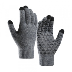 Manusi De Iarna Tactile Iwarm ST0018, Marime 23cm, Gri