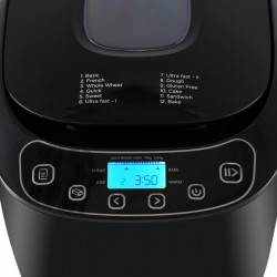 Masina de paine FRAM FBM-900BK, 550W, capacitate 700-1000g, 12 programe , functie mentinere la cald 30 min, Negru - Img 2