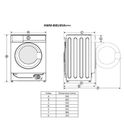 MASINA DE SPALAT BUILT-IN HEINNER HWM-BI - Img 5