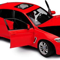 MASINUTA METALICA BMW X6M ROSU SCARA 1 LA 24 - Img 3
