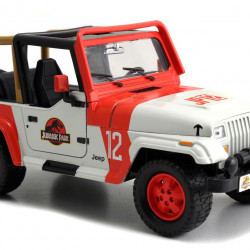 MASINUTA METALICA JURASSIC WORLD 1992 JEEP WRANGLER 1:24 - Img 3