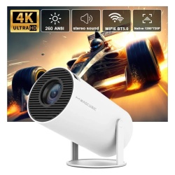 Mini proiector 4K HY300 Pro Android 11 Dual Wifi6 260ANSI Allwinner H713 BT5.0 1080P 1280*720P Home Cinema Proiector exterior - Img 6