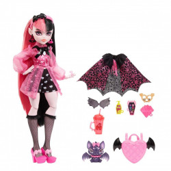 MONSTER HIGH PAPUSA DRACULAURA CU ANIMALUT SI ACCESORII - Img 2