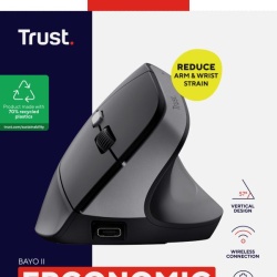 Mouse ergonomic fara fir Trust Bayo II n - Img 14