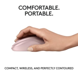 Mouse Logitech MK240 Silent Wireless ros - Img 10