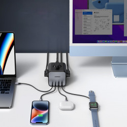 Priza Ugreen Cube 65W USB / USB C + 3x priza AC neagra (CD268) - Img 6