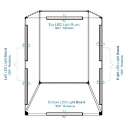 Puluz cort de iluminat 200cm LED 23600 lumeni - Img 2