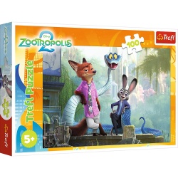 PUZZLE TREFL 100 DISNEY ZOOTROPOLIS SECRETELE ZOOTOPIA