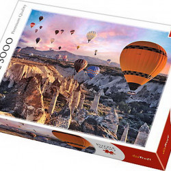 PUZZLE TREFL 3000 IN AER CU BALONUL