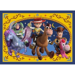 PUZZLE TREFL 4IN1 PREMIUM PLUS KIDS TOY STORY 5 POSTER INCLUS - Img 2
