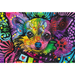 PUZZLE TREFL DIN LEMN 500+1 PIESE CATELUSII DRAGALASI - Img 2