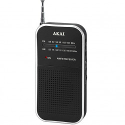 Radio portabil Akai APR-350, AM/FM, Negru