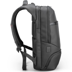 Rucsac laptop Serioux Smart Travel ST9588, rezistent la apa, port USB, 15.6″, Negru - Img 4