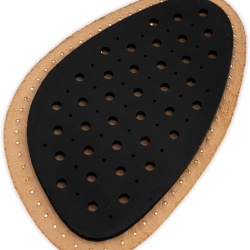 Semitalpici Premium din Piele Naturală Bama pentru Încălțăminte, Branțuri Antiderapante cu Cărbune Activ și Strat Amortizant din Latex, 1 Pereche – Mărimea EUR 40/41 - Img 6