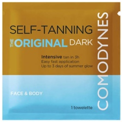Servetele autobronzante pentru toate tipurile de piele cu fibre naturale, Comodynes Self-Tanning, 8 Buc