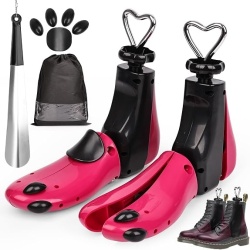 Set 2 Calapoade Profesionale pentru Lărgire Încălțăminte Unisex, Ajustabile pe Lungime și Lățime, pentru Ghete, Bocanci, Pantofi Sport și Cizme