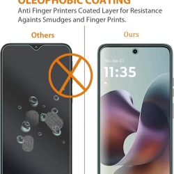 Set 2 Folii de Protecție din Sticlă Securizată pentru Motorola Moto G56 / G57 5G, Compatibil cu Huse, Anti-Șoc și Anti-Zgârieturi - Img 3