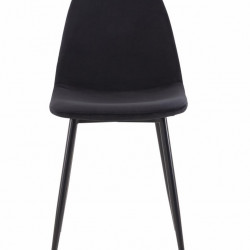 Set 2 scaune dining Jaquard- Black