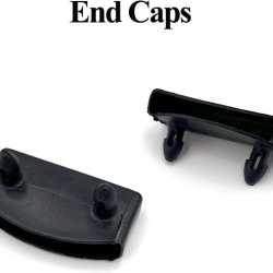 Set 20 Capace Plastice pentru Lamele Somieră Typec Home, 54x9 mm, Negru, Suporturi de Fixare pentru Șipci de Pat - Img 3