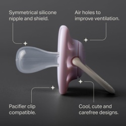 Set 4 Suzete Ortodontice Tommee Tippee Ultimate Fit 0-6 Luni, Tetină Simetrică din Silicon Fără BPA, Design Club House cu Orificii de Ventilație pentru Piele Sensibilă - Img 5