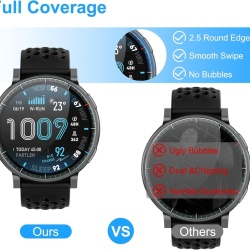 Set 6 Folii de Protecție din TPU Moale pentru Amazfit Active Max, Acoperire Totală Full Coverage, Ultra-Transparente, Anti-Zgârieturi - Img 4