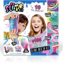 Set Creativ DIY Canal Toys So Slime – Kit pentru 10 Slime-uri Personalizate, Fără Lipici, +100 Combinatii, Accesorii Inluse, Vârsta 6 Ani+ (SSC 184) - Img 10