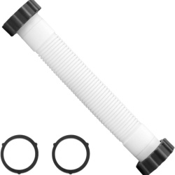 Set Furtun de Schimb cu Piuliță pentru Pompa de Piscină , Diametru 1.5 Inch (3.8 cm), Lungime 0.4 m, Alb - Img 6