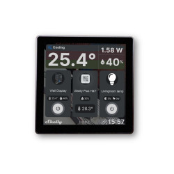 Shelly Wall Display Wi-Fi + Bluetooth comutator de perete cu ecran tactil si panou de control
