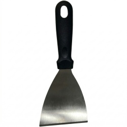 Spatulă Profesională pentru Grătar și Plită, Oțel Inoxidabil, Mâner Ergonomic Termorezistent