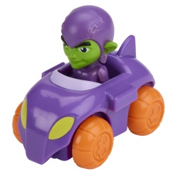 SPIDEY SI PRIETENII LUI UIMITORI MARVEL SUPER ROLLERS SET FIGURINA GREEN GOBLIN CU VEHICUL 5.5CM - Img 2