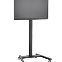 Stand TV podea mobil Vogels T1544 / T1844 / T2044 NEGRU, TV max 200cm diagonala si max 80 kg