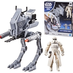 STAR WARS MANDALORIAN SI GROGU ACTION VERSE SET FIGURINA IMPERIAL DRIVER SI VEHICUL AR RT CU ACCESORII