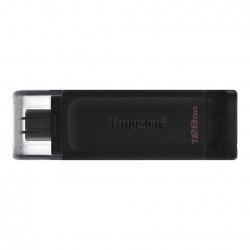 Stick memorie Kingston DataTraveler 70 128GB, USB 3.2 tip C, Black