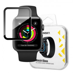 Sticla de ceas Wozinsky pentru Apple Watch 3 42mm / Watch 2 42mm / Watch 1 42mm Negru