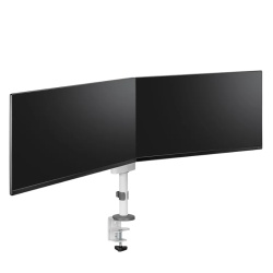 Suport dublu mon. birou NM 17"-27" alb - Img 3