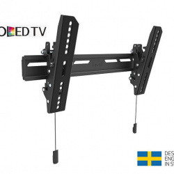 Suport TV de perete pentru LG OLED, Super Slim Multibrackets MB-6560, 32"- 65", max.50 kg, Negru, cu inclinare - Img 2