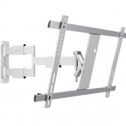 Suport TV perete Multibrackets 0150, Full Motion, pentru diagonale 37"-65", max. 30 kg, Alb