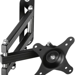 Suport TV și Monitor de Perete Reglabil Suptek MA2720, Braț Articulat pentru Ecrane 15–32 Inch, VESA 75x75 / 100x100 mm, Pivotare 180°, Înclinare ±20°, Sarcină Maximă 13 kg, Oțel Aliat, Negru - Img 6