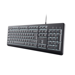 Tastatura cu fir Trust Primo gri