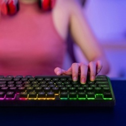 Tastatură de gaming cu membrană RGB Wozinsky WKG-200 cu rotiță de derulare - Neagră - Img 5