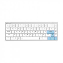 Tastatura mecanica fara fir Dareu EK868 Bluetooth (alb&albastru)