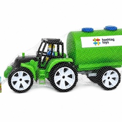 TRACTOR CU CISTERNA NEGRU VERDE