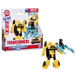 TRANSFORMERS CYBERWORLD ROBOT BUMBLEBEE BLINDAT TRANSFORMABIL - Img 2