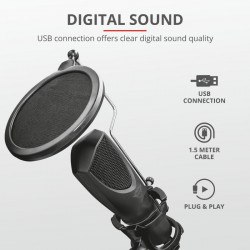 Trust GXT 232 Mantis Streaming Mic - Img 5
