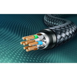 UGREEN NW150 Cat 7 F/FTP cablu Ethernet impletitura impletitura RJ45 5m (negru) - Img 2