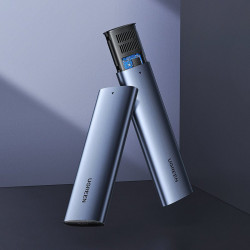 Unitate SSD externa Ugreen M.2 USB 3.2 Gen 2 (SuperSpeed USB 10 Gbps) + cablu USB Type C 0,5m gri(CM400 10902) - Img 6