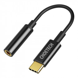 Adaptor Choetech AUX003 Adaptor USB-C la mufa audio de 3,5 mm (negru) - Img 2