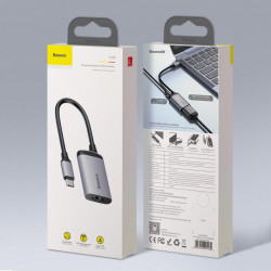 Adaptor / hub Baseus Enjoy USB Tip C la VGA + PD HUB Convertor pentru MacBook / PC gri (CAHUB-O0G) - Img 8