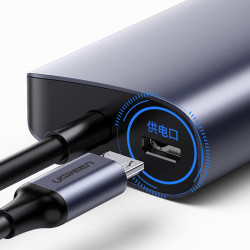 Adaptor multifunctional Ugreen HUB USB Tip C - 3 x USB / Ethernet RJ-45 / micro USB gri (CM252) - Img 8